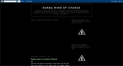 Desktop Screenshot of burma-windofchange.blogspot.com