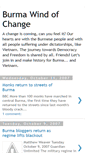Mobile Screenshot of burma-windofchange.blogspot.com