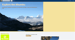 Desktop Screenshot of nepalkumbu.blogspot.com