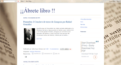 Desktop Screenshot of abretelibro.blogspot.com