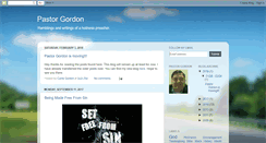 Desktop Screenshot of pastorcgordon.blogspot.com