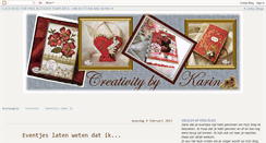Desktop Screenshot of karin-creativitybykarin.blogspot.com