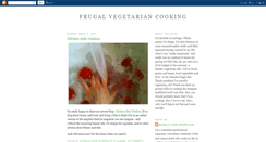 Desktop Screenshot of frugalvegetariancooking.blogspot.com