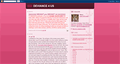 Desktop Screenshot of deviance4u.blogspot.com