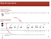 Tablet Screenshot of lojagamel.blogspot.com