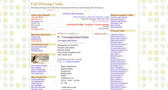 Desktop Screenshot of cari-peluang-usaha.blogspot.com