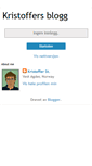 Mobile Screenshot of kristofferst.blogspot.com