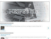 Tablet Screenshot of hespeslillebutikk.blogspot.com