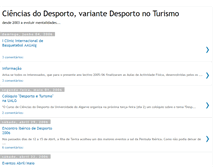 Tablet Screenshot of desportoeturismoeseualg.blogspot.com