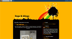 Desktop Screenshot of lingsnblings.blogspot.com