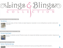 Tablet Screenshot of lingsnblings.blogspot.com