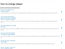 Tablet Screenshot of howtochangediaper.blogspot.com