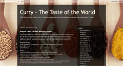 Desktop Screenshot of curry-world.blogspot.com