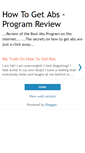 Mobile Screenshot of how-to-get-abs-program-review.blogspot.com