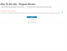 Tablet Screenshot of how-to-get-abs-program-review.blogspot.com