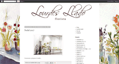 Desktop Screenshot of lourdeslladoflorista.blogspot.com