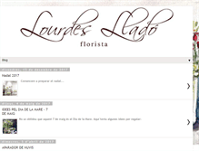 Tablet Screenshot of lourdeslladoflorista.blogspot.com