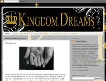 Tablet Screenshot of kingdomdreamsinc.blogspot.com