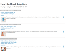 Tablet Screenshot of hearttoheartadoptions.blogspot.com