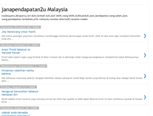 Tablet Screenshot of janapendapatan2u.blogspot.com