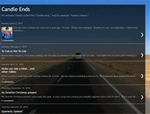 Tablet Screenshot of candle-ends.blogspot.com