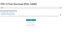 Tablet Screenshot of fifa-12-download.blogspot.com