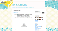 Desktop Screenshot of myteachingfix.blogspot.com