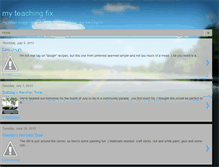 Tablet Screenshot of myteachingfix.blogspot.com