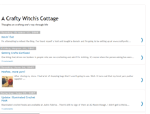 Tablet Screenshot of craftywitchscottage.blogspot.com