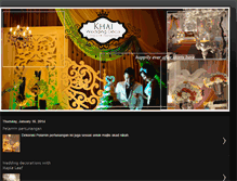 Tablet Screenshot of khaiweddingdeco.blogspot.com