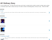Tablet Screenshot of myordinarystory.blogspot.com