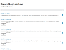 Tablet Screenshot of beautybloglinklove.blogspot.com