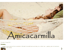 Tablet Screenshot of amicacarmilla.blogspot.com