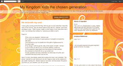 Desktop Screenshot of mykingdomkids.blogspot.com