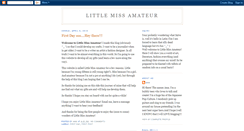 Desktop Screenshot of littlemissamateur.blogspot.com