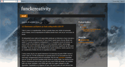 Desktop Screenshot of funckcreativity.blogspot.com