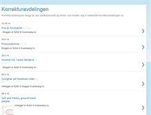 Tablet Screenshot of korrekturavdelingen.blogspot.com