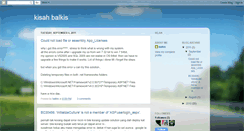 Desktop Screenshot of kisahbalkis.blogspot.com