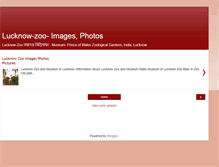 Tablet Screenshot of lucknow-zoo-museum.blogspot.com