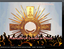 Tablet Screenshot of ministerio-louva-deus.blogspot.com