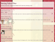 Tablet Screenshot of nursingschooldiet.blogspot.com