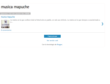 Tablet Screenshot of musica-mapuche.blogspot.com