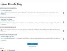 Tablet Screenshot of leannalbrecht.blogspot.com