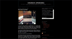 Desktop Screenshot of churchperiod.blogspot.com
