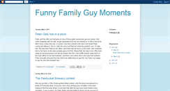 Desktop Screenshot of funfamilyguymoments.blogspot.com