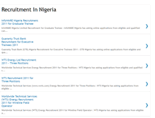 Tablet Screenshot of nigerianrecruitment.blogspot.com