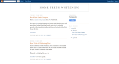 Desktop Screenshot of 4thometeethwhitening.blogspot.com