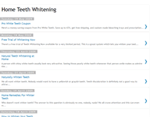 Tablet Screenshot of 4thometeethwhitening.blogspot.com