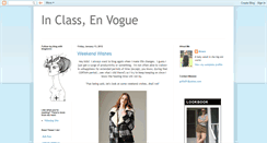 Desktop Screenshot of inclassenvogue.blogspot.com