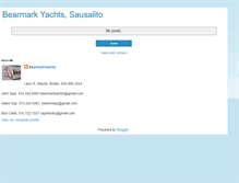 Tablet Screenshot of bearmarkyachts.blogspot.com